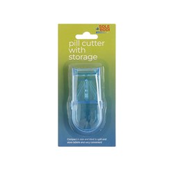 Pill Cutter w Storage 8.6x3.5x2.8cm