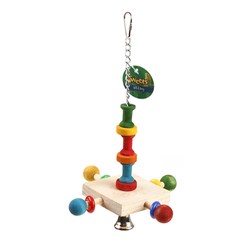 Bird Toy w Bell 12x29cm