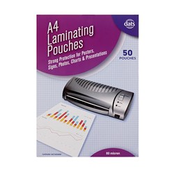 Laminating Pouches A4 Box 50pk