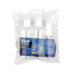 Travel Bottle Set 3Pc 110ml & 50ml