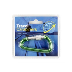 Travel Carabiners 2Pk