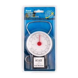 Travel Luggage Scale Analogue w Tape Measure