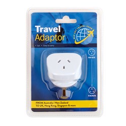 Travel Adaptor 1Pc AUS to UK-HK-SING