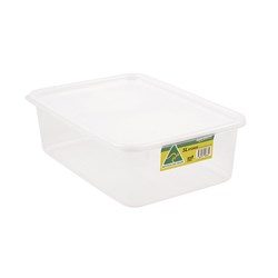 Container Plastic Reusable w Lid Rectangle 5L 31x22x9cm