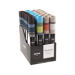 Placemat Woven PVC 45x30cm 4 Asstd