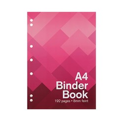 Book Binder A4 8mm Ruled 192pg 210x297mm P7.1 FSC Mix Credit