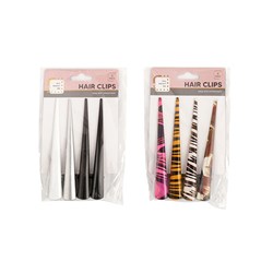 Hair Clips Set 4pk Asst Sectioning Clips