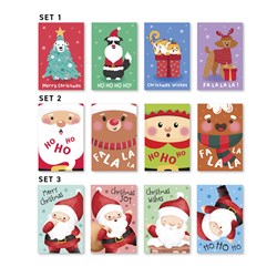 Cards Xmas Box 32 64x96mm Cute