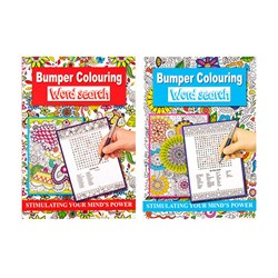 Book Word Search & Colouring 210x145mm 128pg