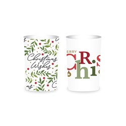 Melamine Tumbler Xmas 2 Asstd