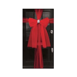 Luxury Xmas DIY Door Bow Red 204x82cm