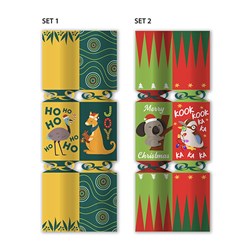 Bon Bons Xmas Box 6 22x4cm Printed Board Basic Toys 2Astd