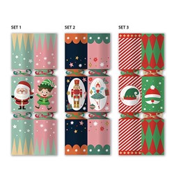 Bon Bons Xmas Box 20 22x4cm Printed Board Basic Toys 3Astd