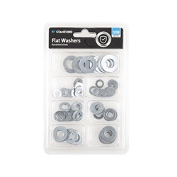 Washers Flat Asstd 108Pk