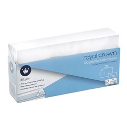 Envelope Wht Wallet P&S 80gsm DL 100Pk P7.6 FSC Mix Credit