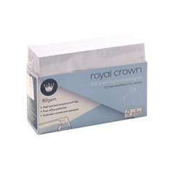 Envelope Wht Wallet P&S 80gsm C6 100Pk P7.6 FSC Mix Credit