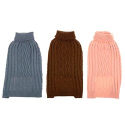 Pet Jumper Knitted 35cm 3 Asstd Colours