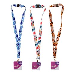 Lanyard Printed 20mm Width 3 Asstd