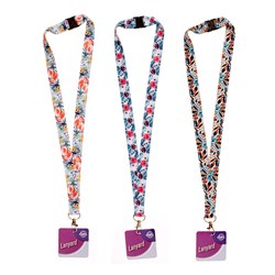 Lanyard Printed 20mm Width 3 Asstd