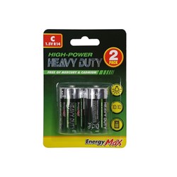 Battery Longlife Size C 2Pk