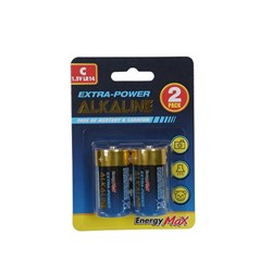 Battery Alkaline Size C 2Pk