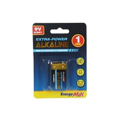 Battery Alkaline 9 Volt 1Pk