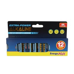 Battery Alkaline AA 12Pk