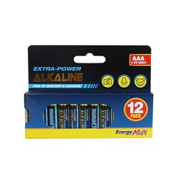 Battery Alkaline AAA 12Pk