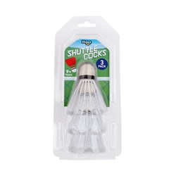 Toys Sporting Shuttle Cock Plastic 3pk