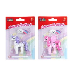 Eraser Unicorn Designs 2pk