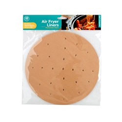 Liners Round Air Fryer Steamer 40pk Dia 23cm