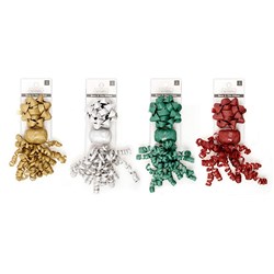 Gift Bows w 10m Ribbon Set 4 Asst Cols