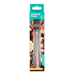 Cutlery S/S430 Fork Seafood 4pk