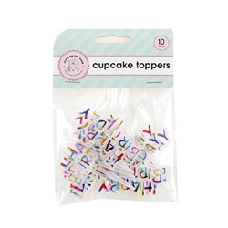 Cupcake Toppers Plastic Pk10