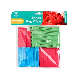 Sealing Clips Asstd Cols Pk18