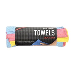 Cloth Microfibre Towels 6Pk 40x30cm