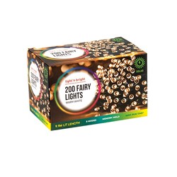 Lights Fairy Warm White 8F Pk200 Solar