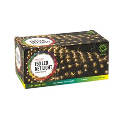 Lights Net Warm White 150L 8F Solar