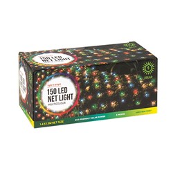 Lights Net Multicolour 150L 8F Solar