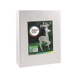 Reindeer Statue H90cm Acrylic Finish 100L W.W 2F Solar
