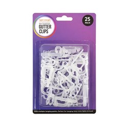 Gutter Hooks Multipurpose Clips Pk25