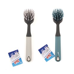Dish Brush Round Pk1 2 Asst Cols