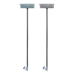 Broom Indoor w Handle 2 Asst Cols