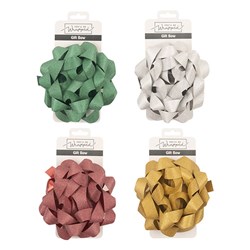 Gift Bows 1pk 15cm 4 Asst Cols