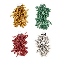 Gift Bows Curly 3pk 4 Asst Cols