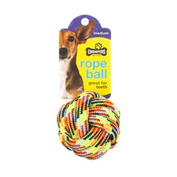 Dog Toy Rope Ball Small 7.5cm