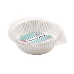 Liners Round Tin 25pk 30gsm Dia 22cm