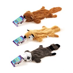 Dog Toy Forest Animal w Crinkle 40cm 3 Asstd