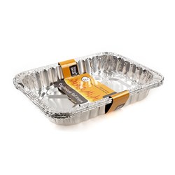 Foil Tray 3pk 45.5x34x6.5cm