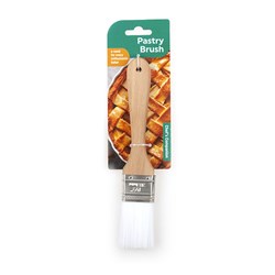 Brush Pastry 21cm w White Synthetic Bristle & Wood